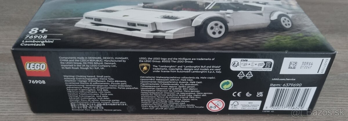 Predám LEGO Speed champions 76908 Lamborgini Countach - 2