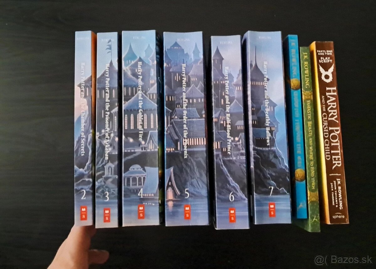 Harry Potter 2-7 + dalsie knihy ENG - 2