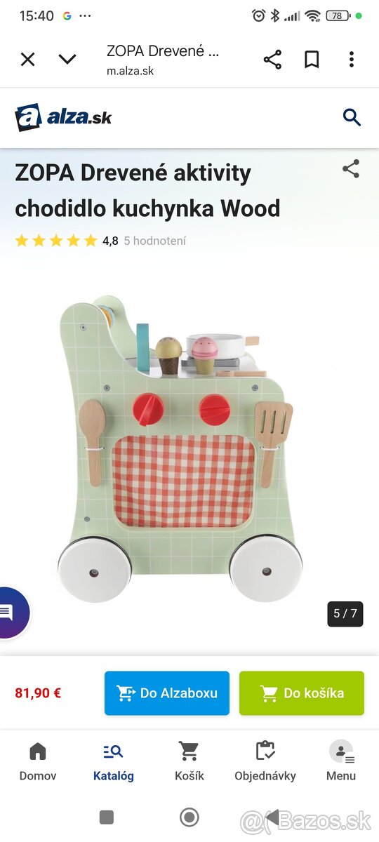 Zopa aktivity chodítko - 2