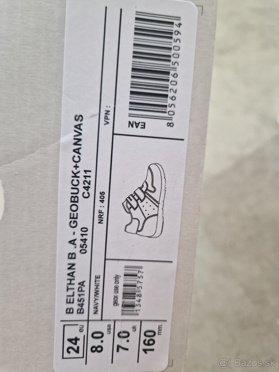 Geox topánočky kožené velkost 24 - 2