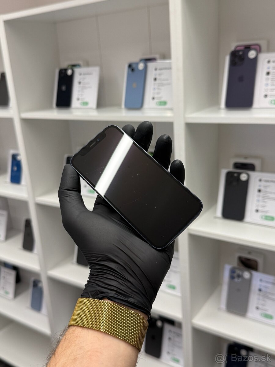 ZÁRUKA 2 ROKY / Apple iPhone 12 Mini 128GB Black, 100% - 2