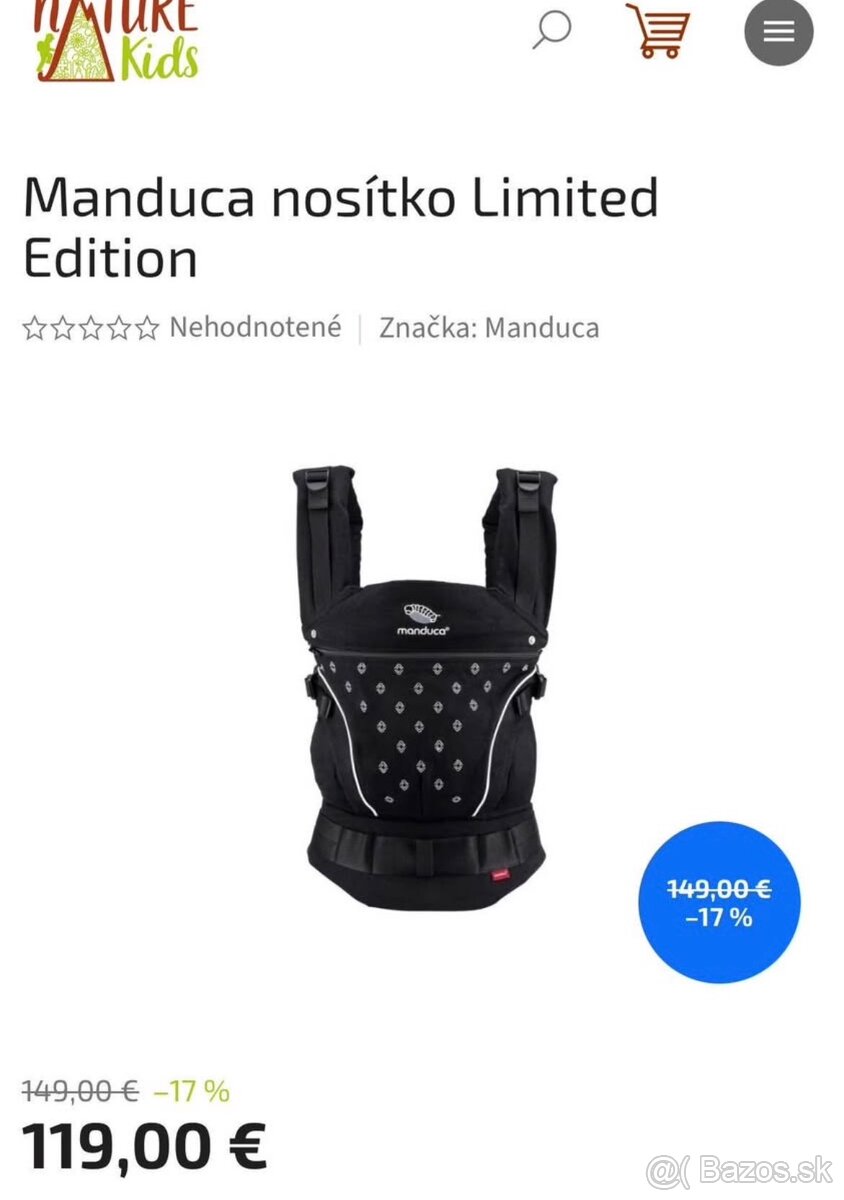 Manduca nosítko - 2