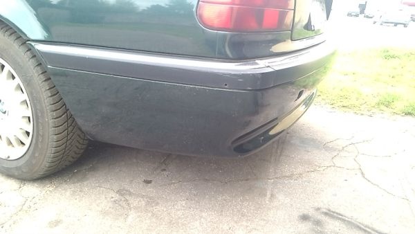 bmw e38 zadny naraznik orginal+chrom listy - 2