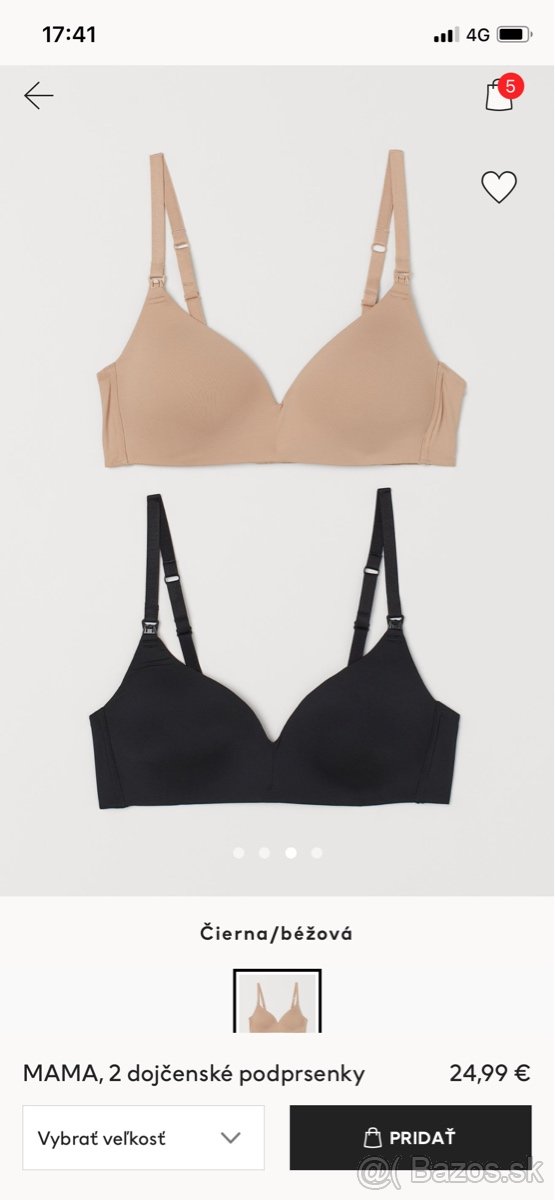 Mama dojčenské podprsenky H&M - 2
