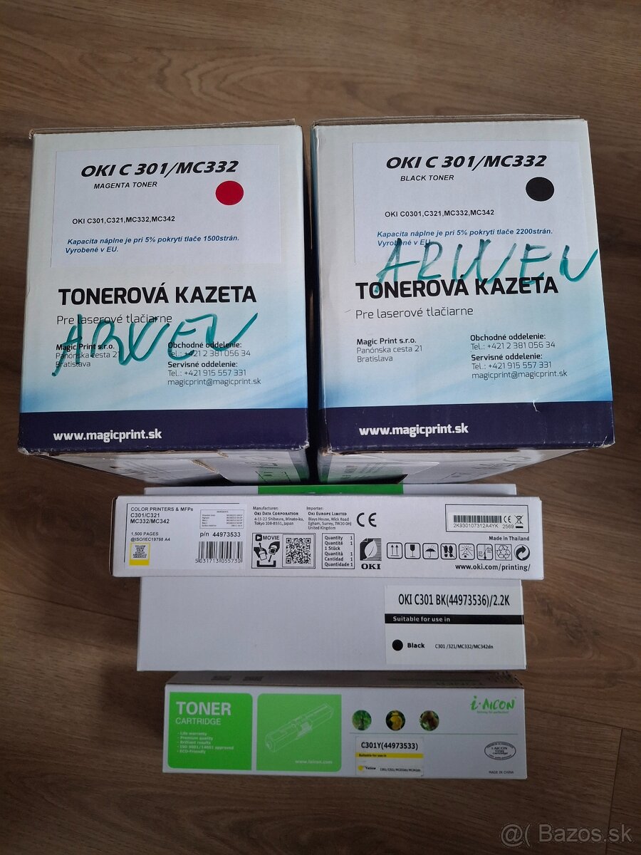 Predám tonery do laserovej tlačiarne OKI - 2
