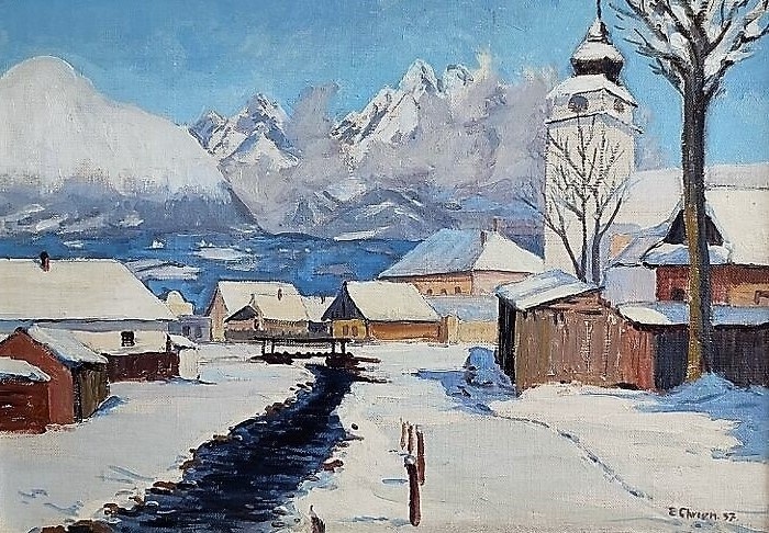 Obraz E.Chriena - takmer 90-ročné dielo - 2