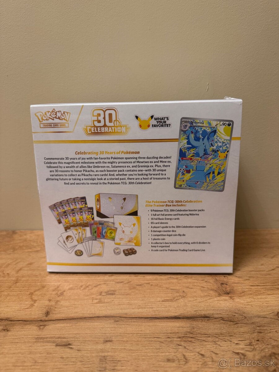 Pokemon 30th anniversary elite trainer box - 2