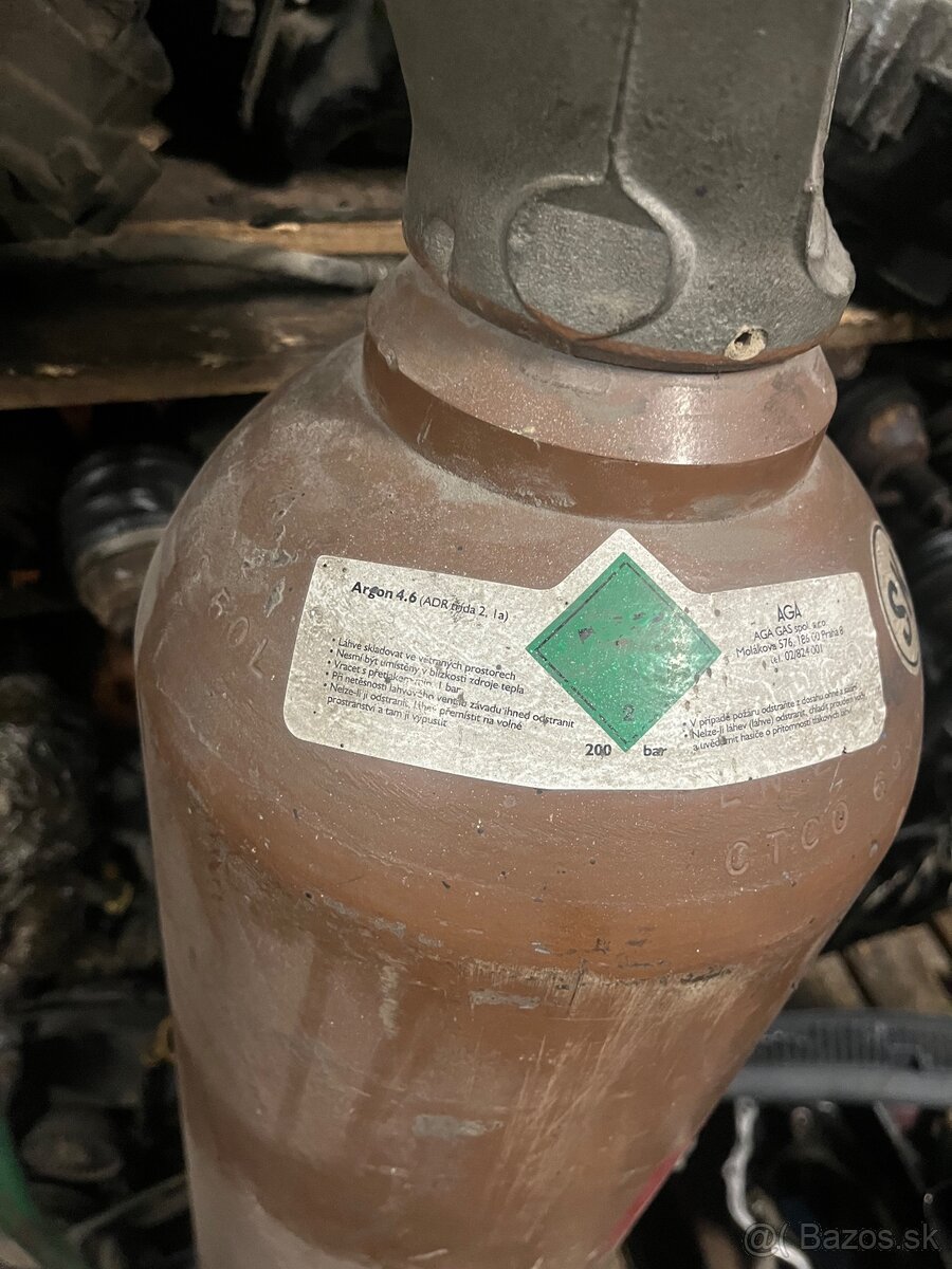 Tlakove flase argon a CO2 - 2