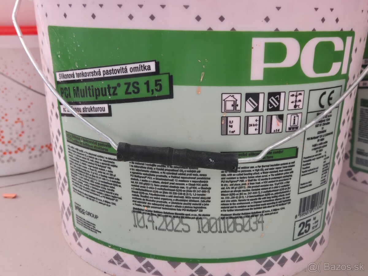 Farebná omietka 1,5mm PCI Silikon. - 2