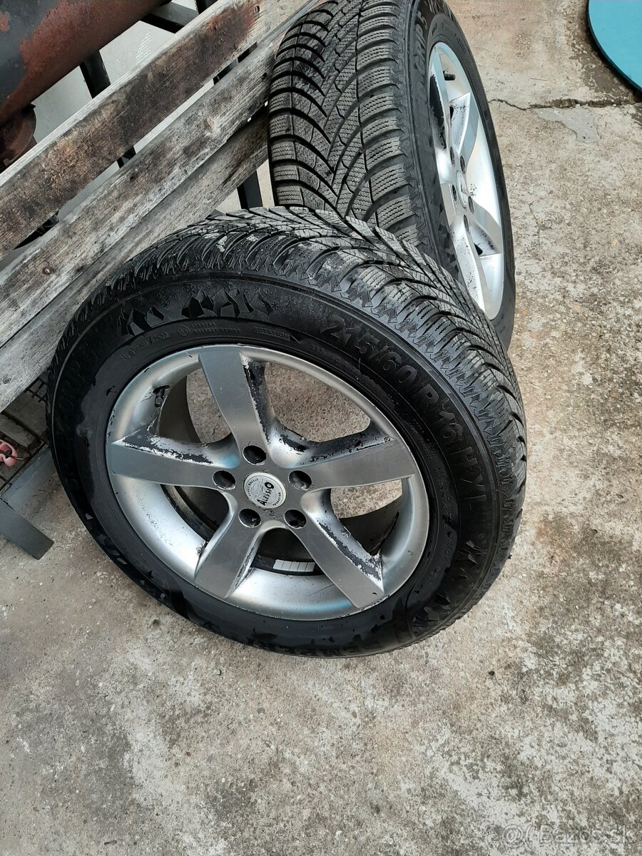 Chrysler Voyager IV.,sada zimným kolies - 2