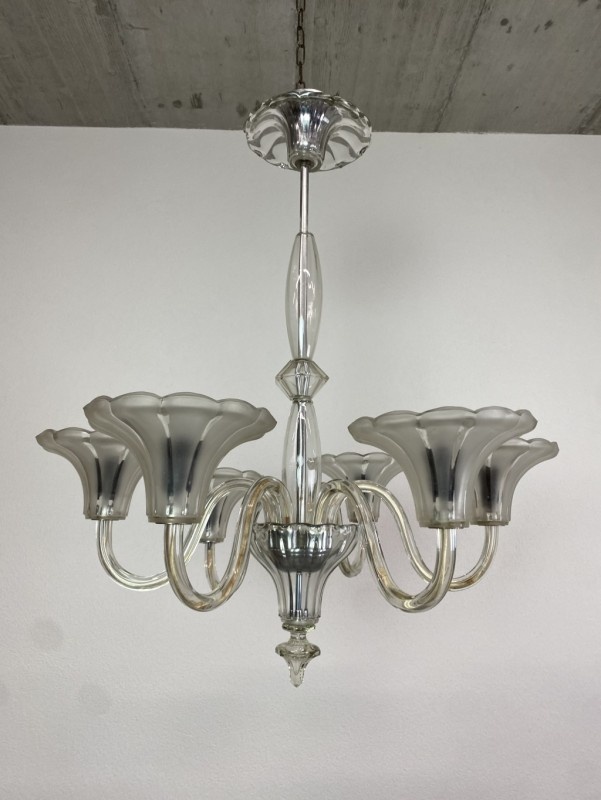 Veľký celosklenený halový luster - 2