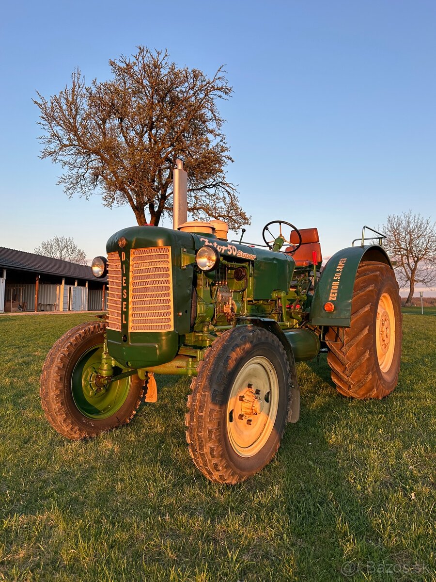Zetor Super 50 ZKL vo výbornom stave, vrátane dokladov. - 2