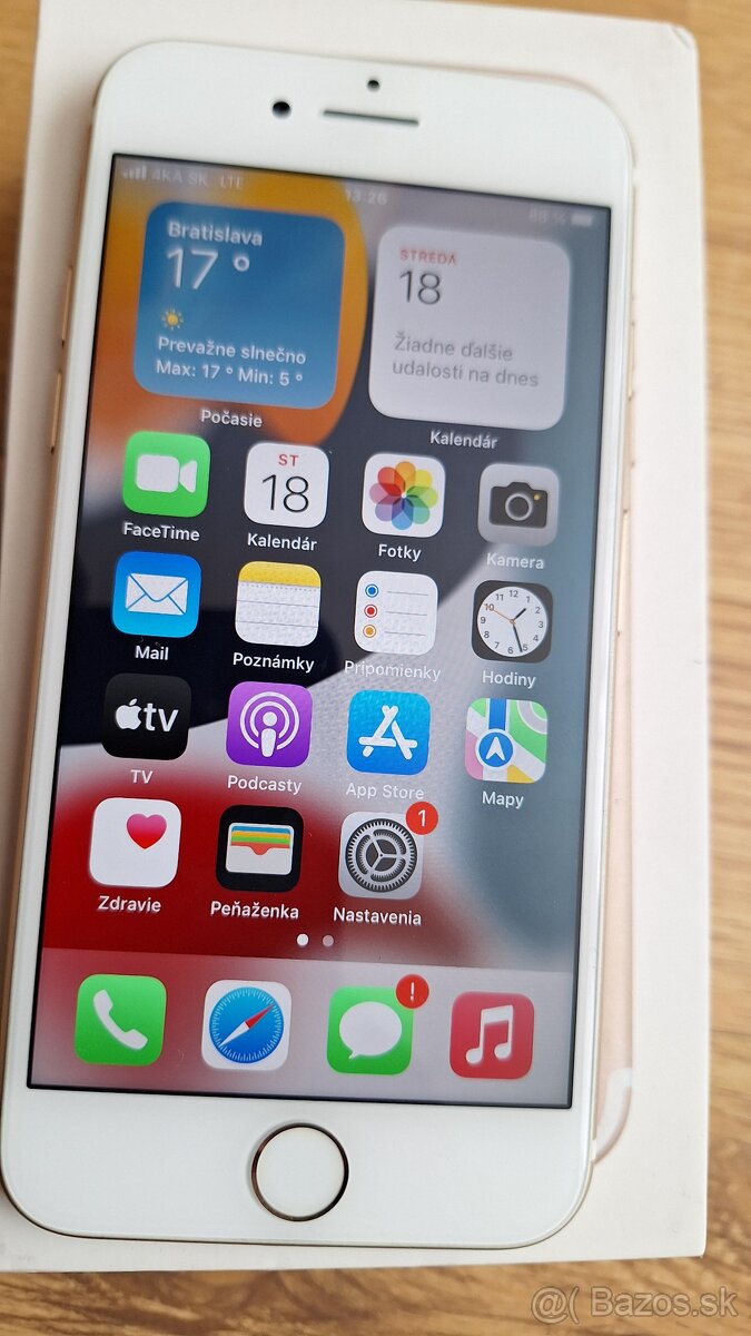 Iphone 7 Gold 128GB pekný stav - 2