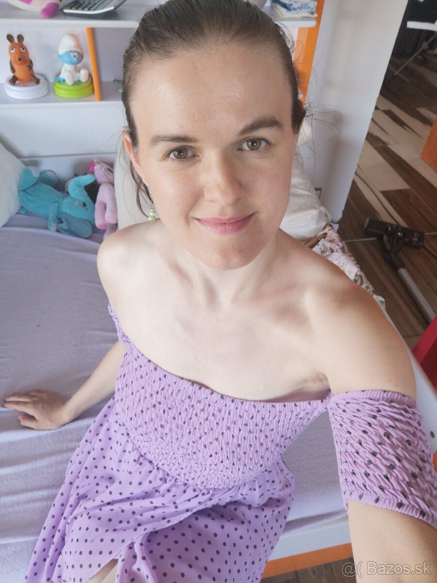 Fialové šaty - 2