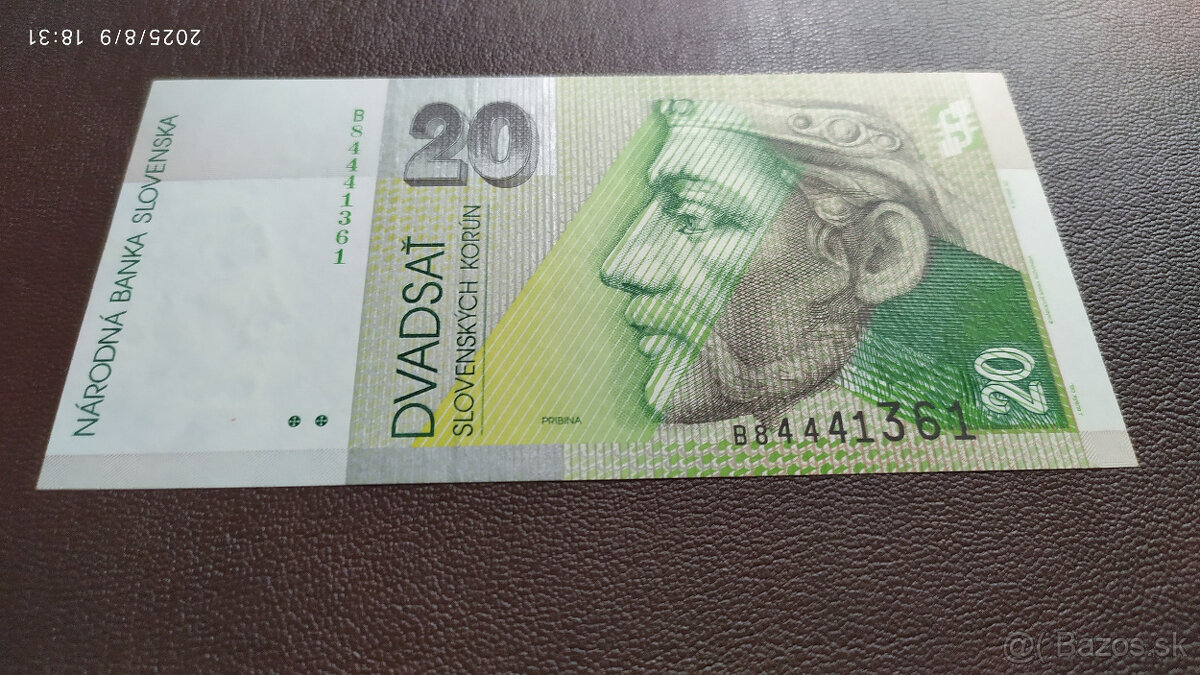 20 Sk 1997 séria B, UNC - 2
