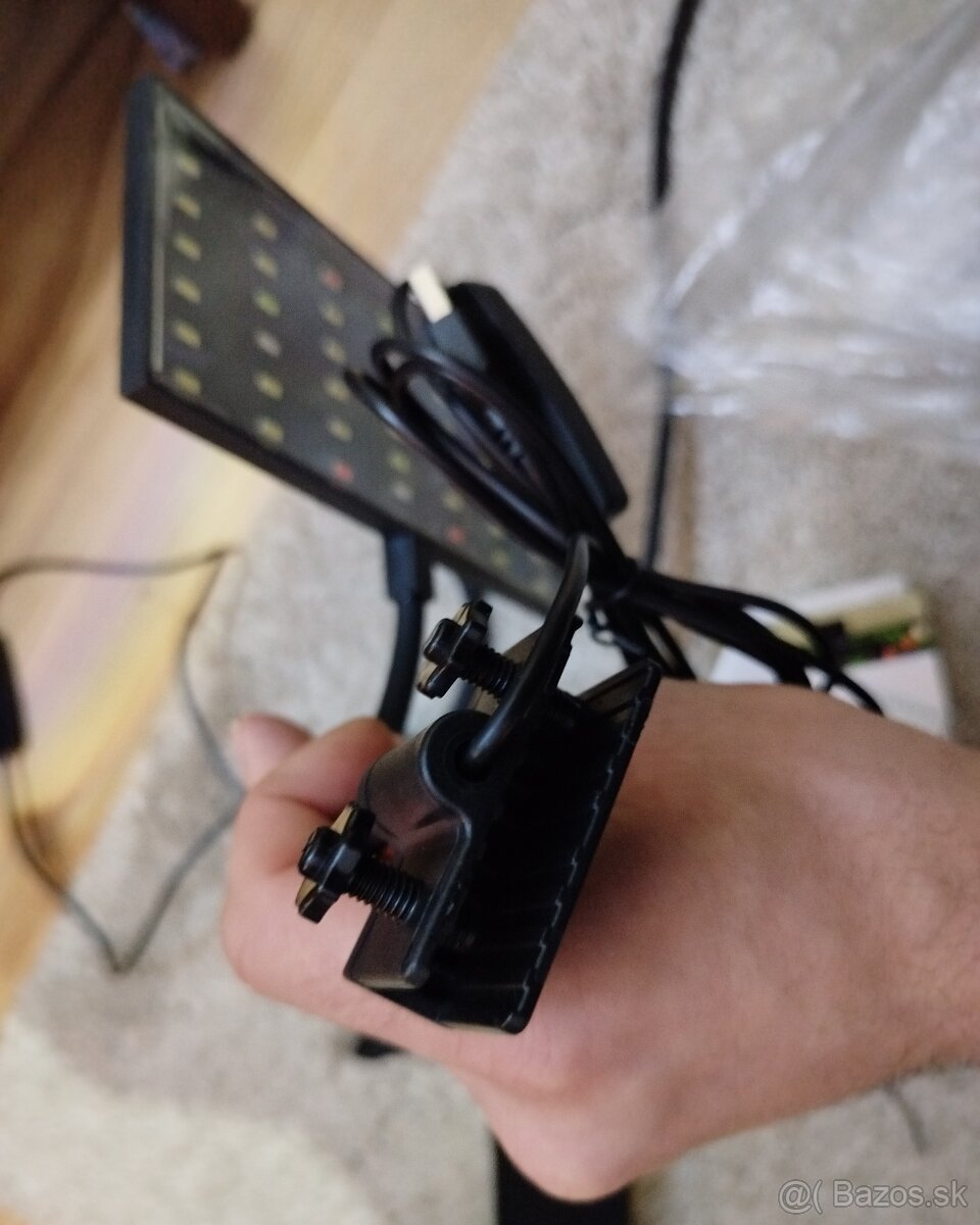 Akvarijné LED svetlo 12W – full spectrum, USB, nové - 2