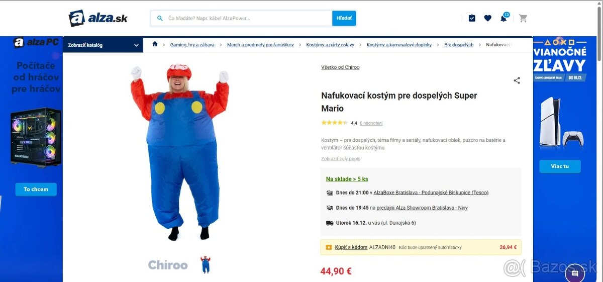 Karneval Cosplay kostýmy Super Mario Bros za polovicu - 2