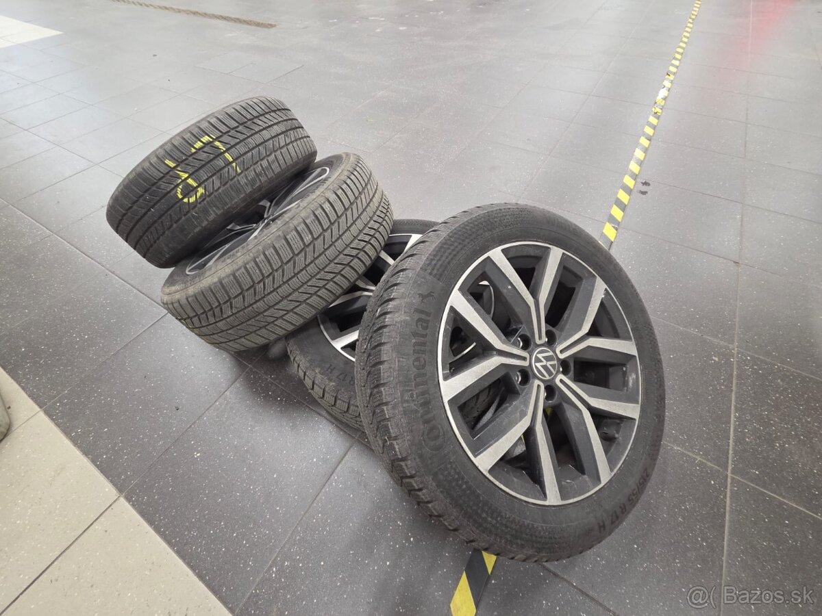 Zimná sada 215/55r17 Continental5x112 r17 Passat contiseal - 2