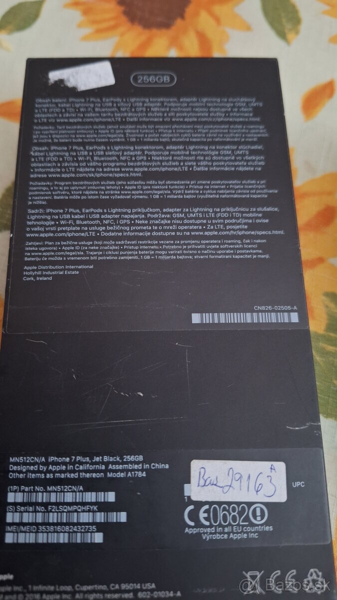 Iphone 7 plus 256GB na nahradne diely - 2