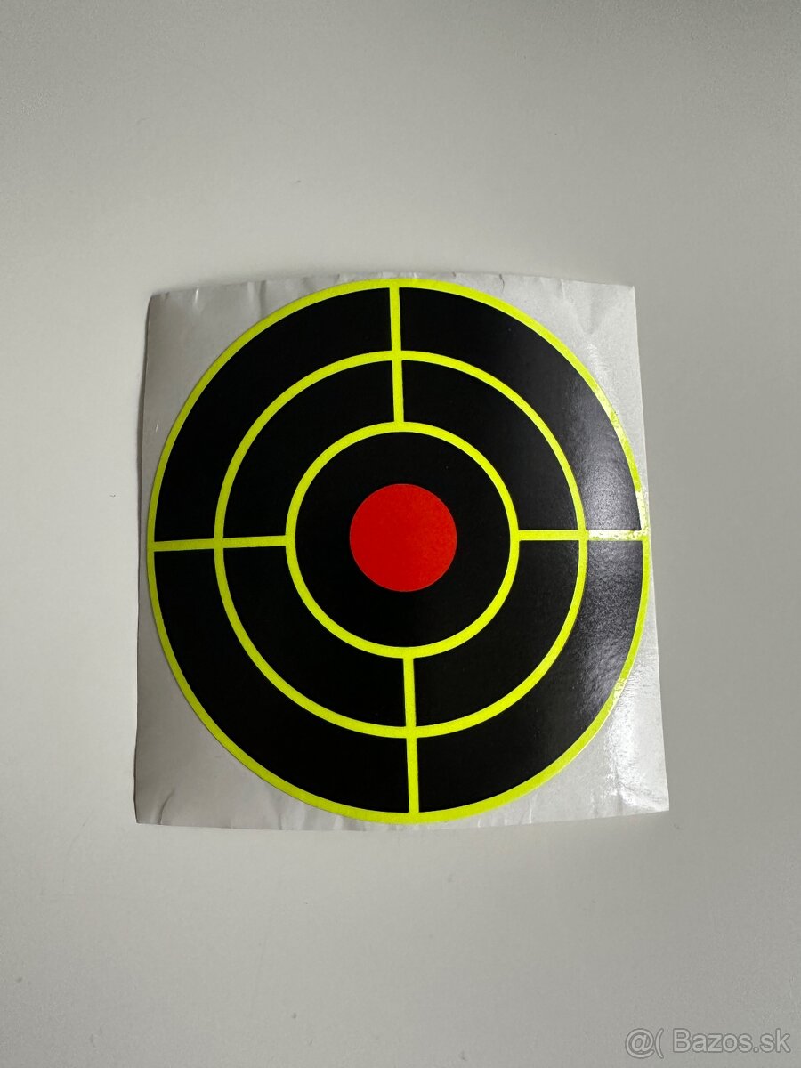 Samolepiace reflexne terce zelene cervene priemer 76mm - 2