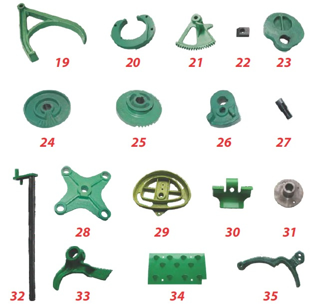 Náhradné diely balíkovač Claas - 2