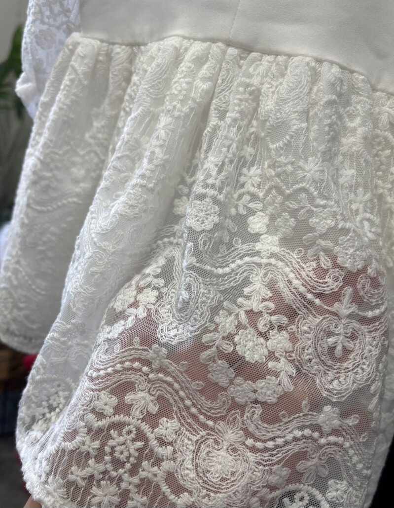 Predám šatočky + vecičky na krst veľ.62 - 2