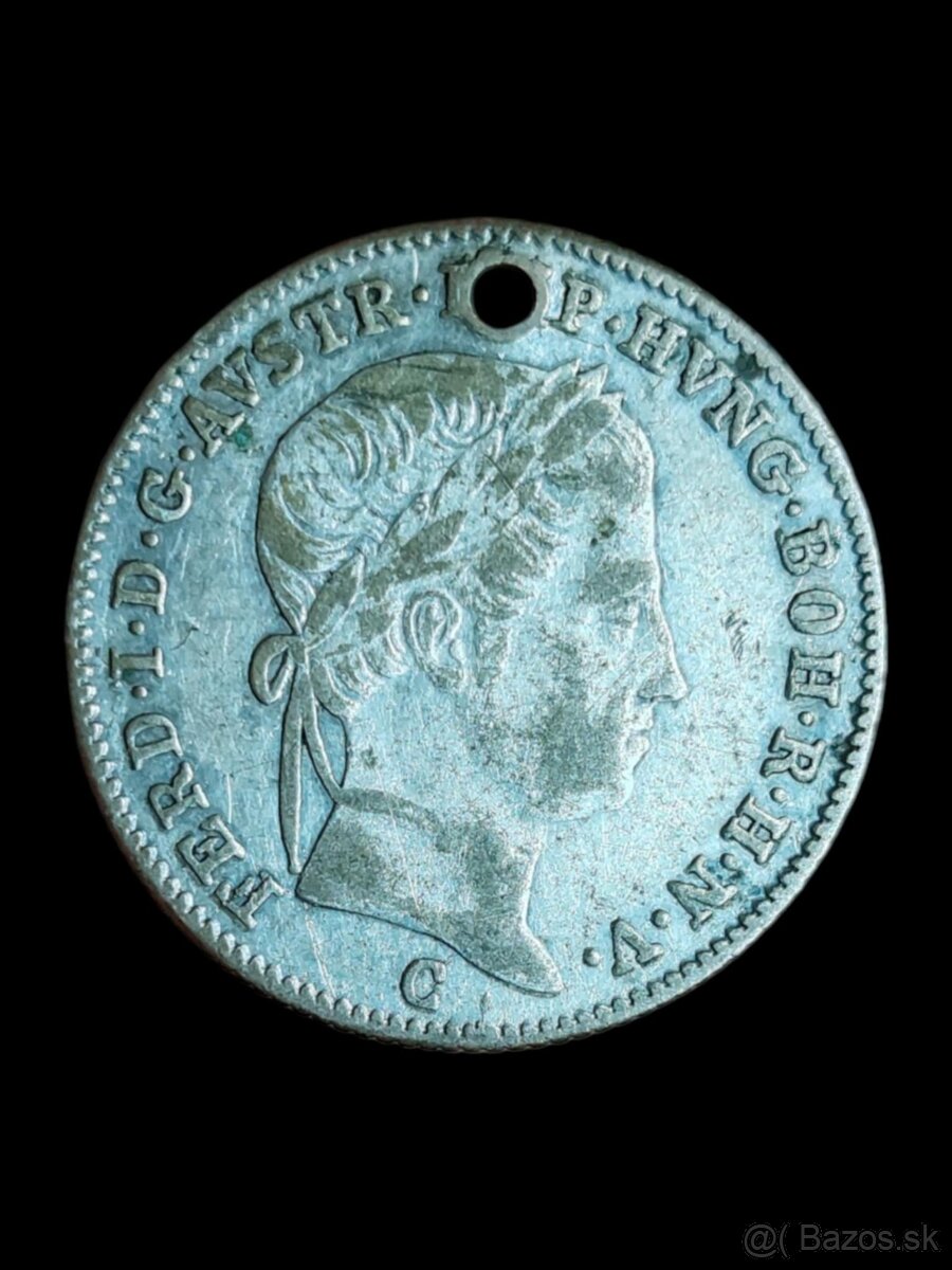 Mince Ferdinanda V. - striebro i meď - 2