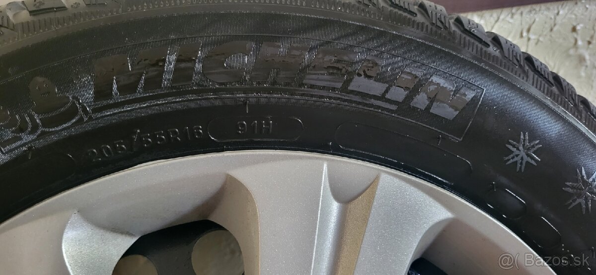 Predám zimné pneumatiky Michelin 5. - 2