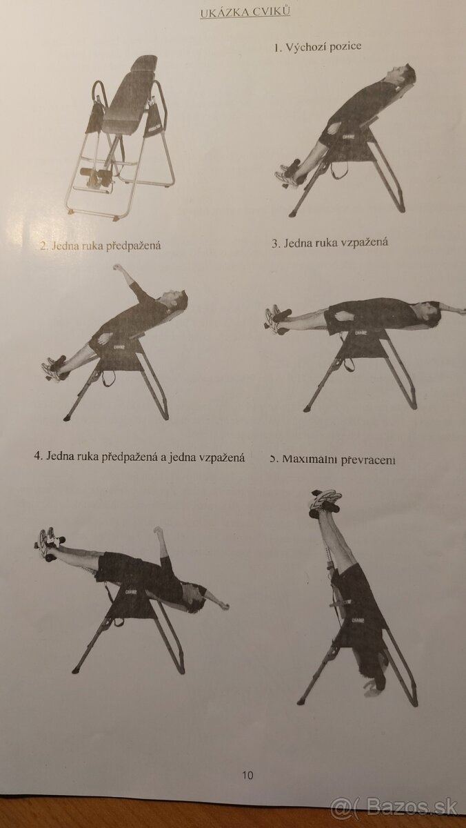 Inverzná lavica - 2