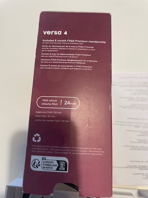 Krásne hodinky Fibit Versa 4 RED - 2