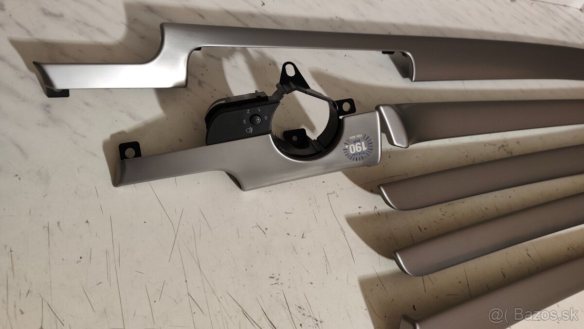 Interiér lišty Audi A4 B6 B7 hliník - 2