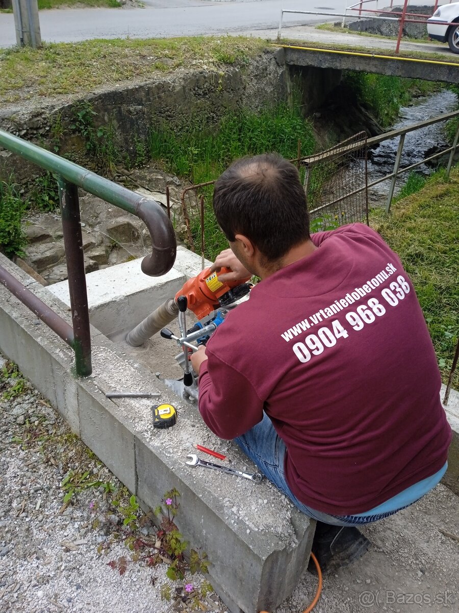 Rezanie a vŕtanie do betonu - 2