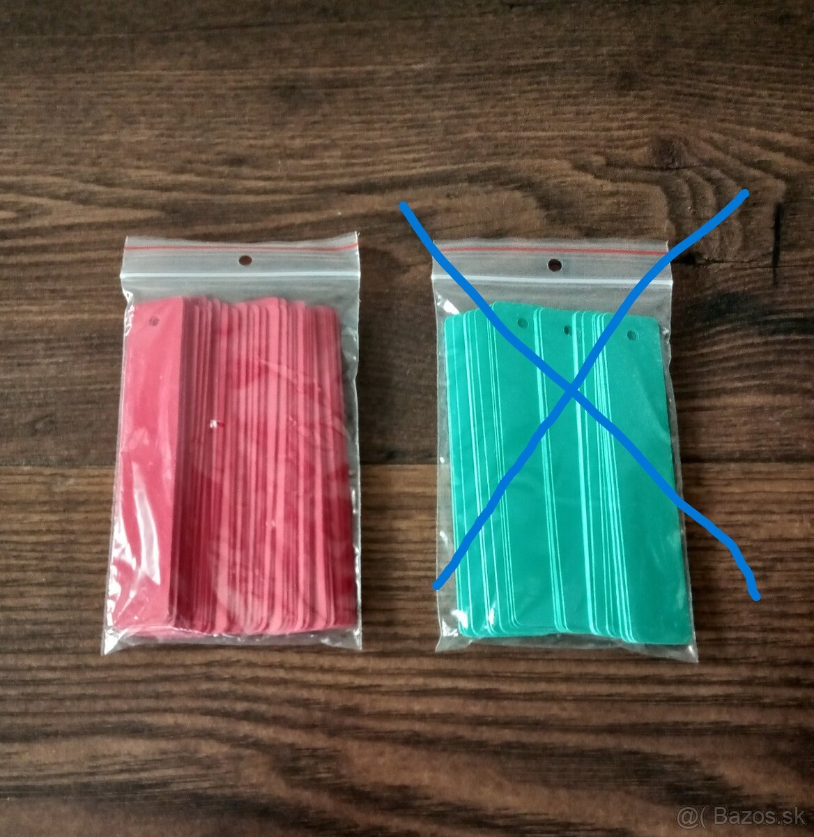 Menovky, štítky na označovanie rastlín - 2