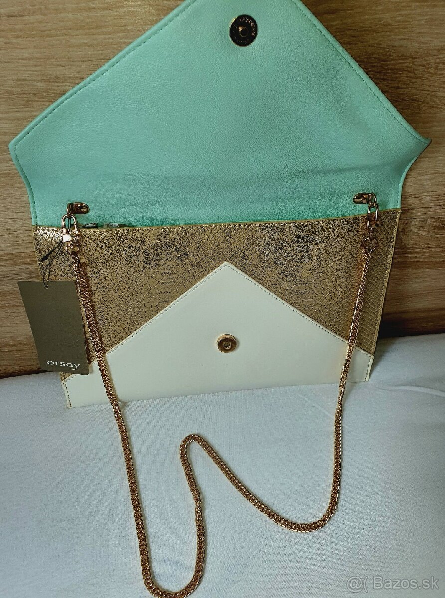 Krásna elegantná listová kabelka, nová
- 2