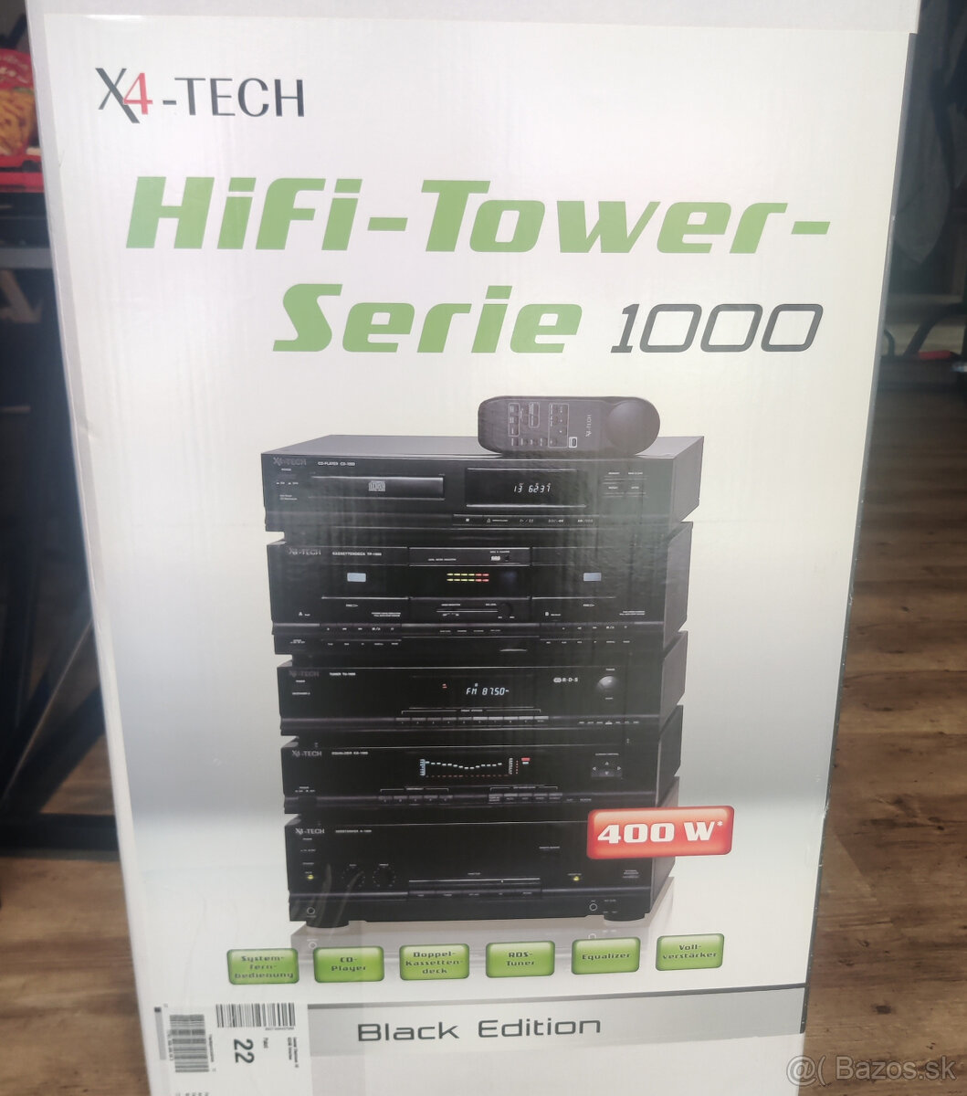 Vintage zostava X- tech 4+ repraky - 2