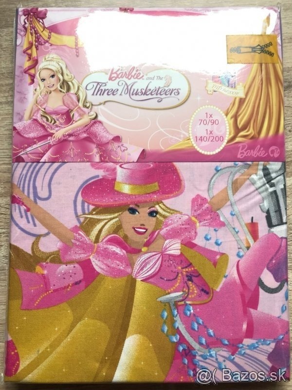 POSTEĽNÉ OBLIEČKY BARBIE + darček - 2