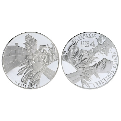 Strieborná Medaila SLOVENSKO 30. Výročie - 2023 - 2
