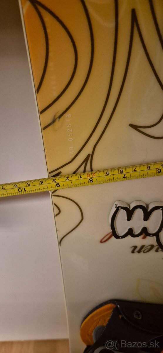 Predám snowboard s viazanim 140cm - 2