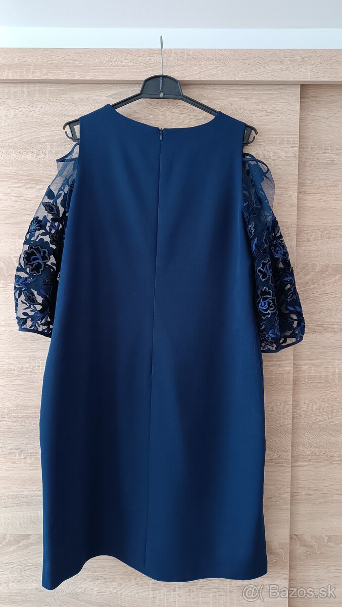 Tmavomodré šaty - 2