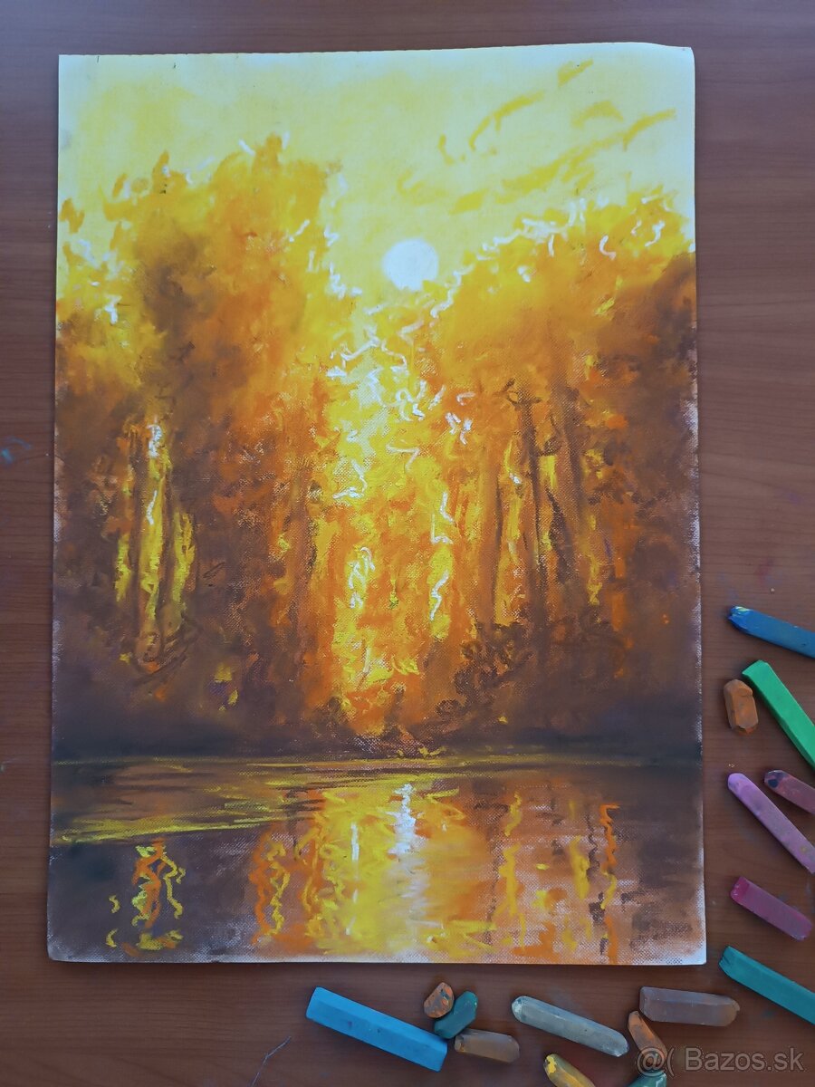 Maľba suchým pastelom - 2