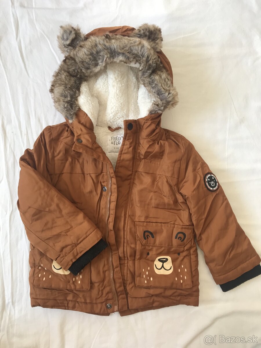 2ks zimna bunda 18-24m - 2