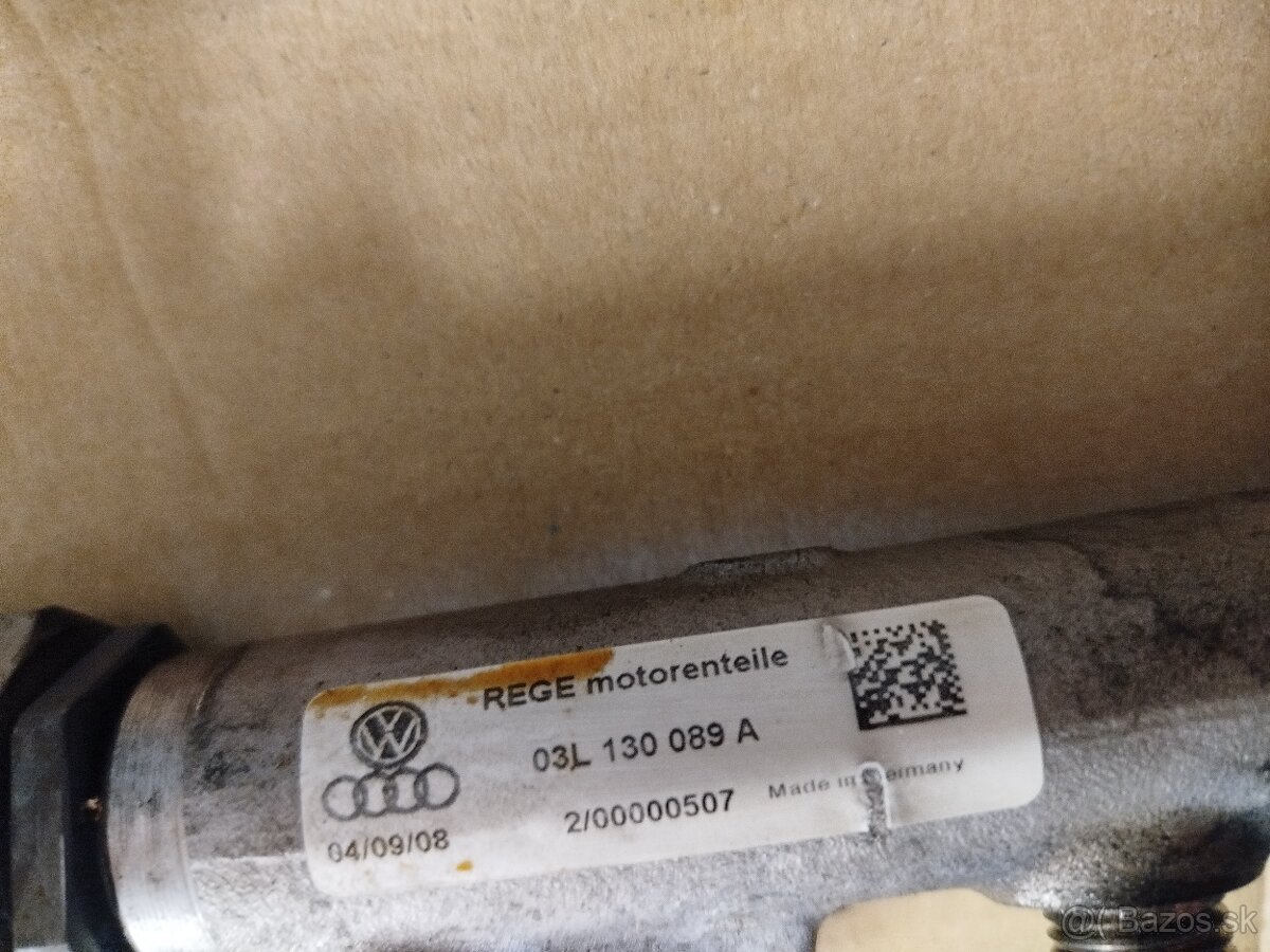vstreky 03L130277 commonrail rampa 03L130089A - 2
