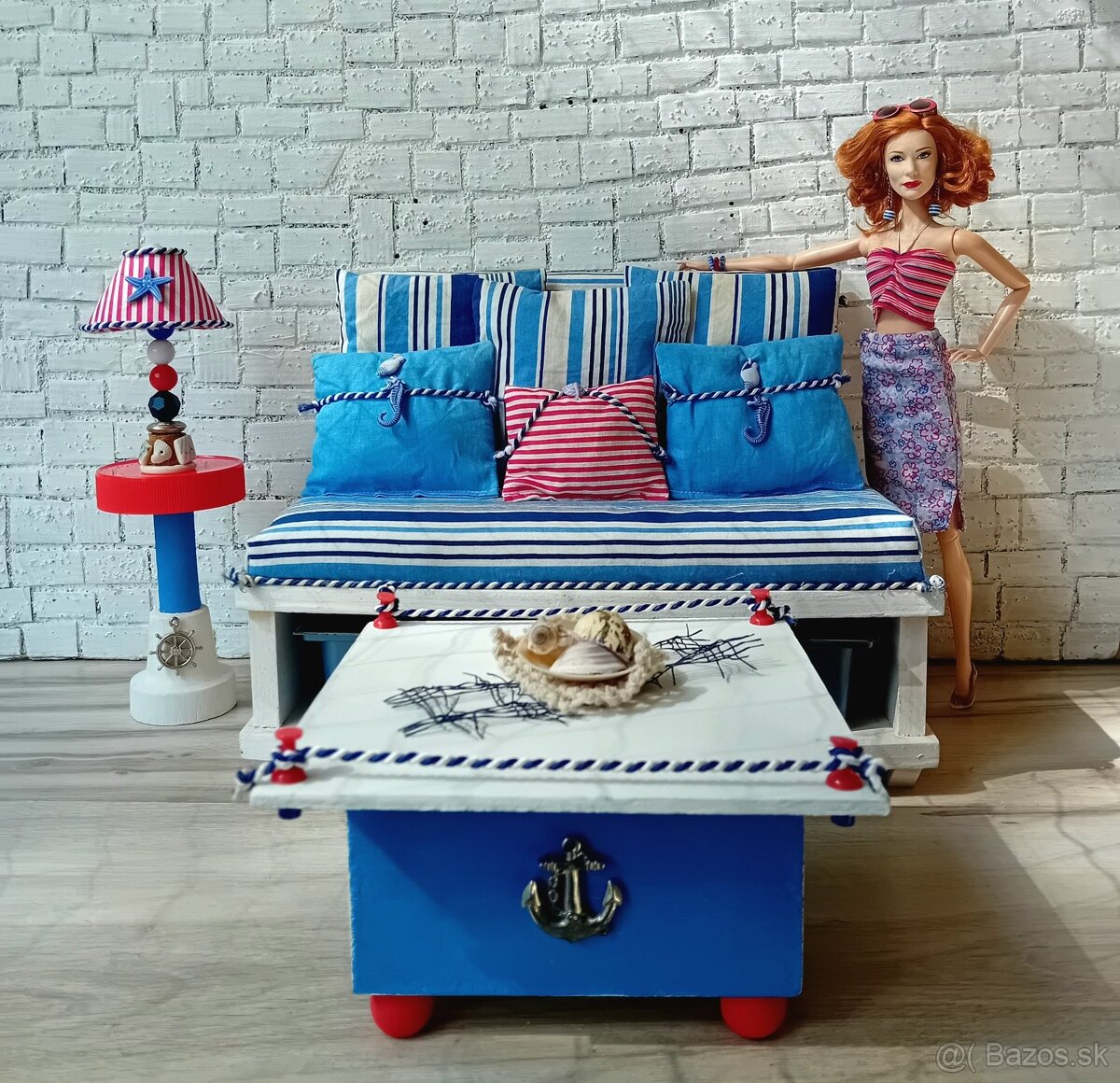 Obývačka pre Barbie v námorníckom štýle - 2