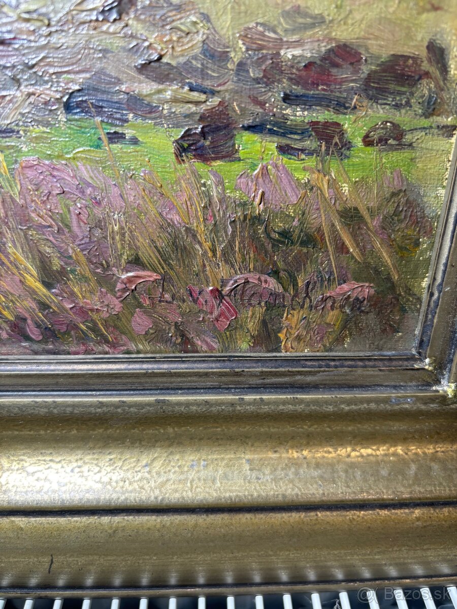 stary obraz olej na platne - 2