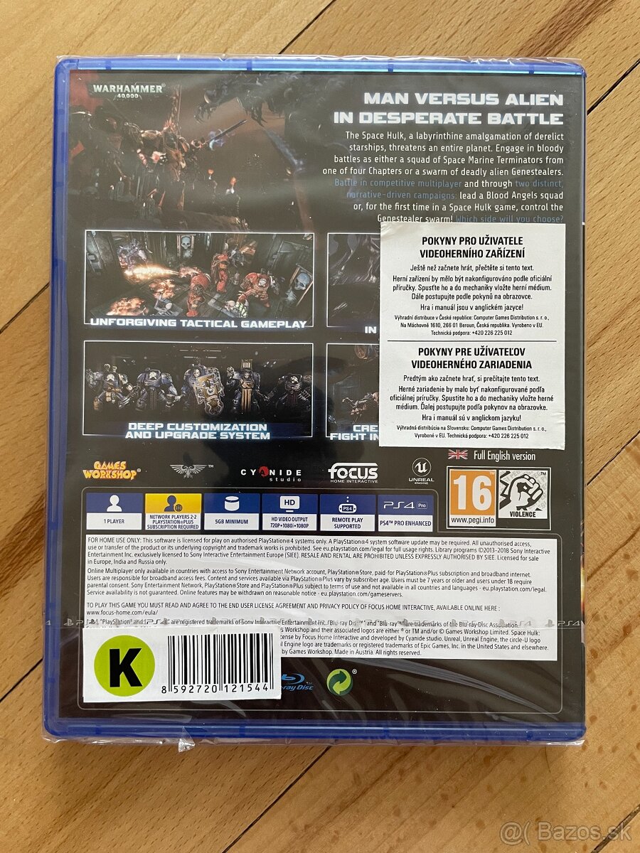 SPACE HULK TACTICS - PS4 (nova) - 2