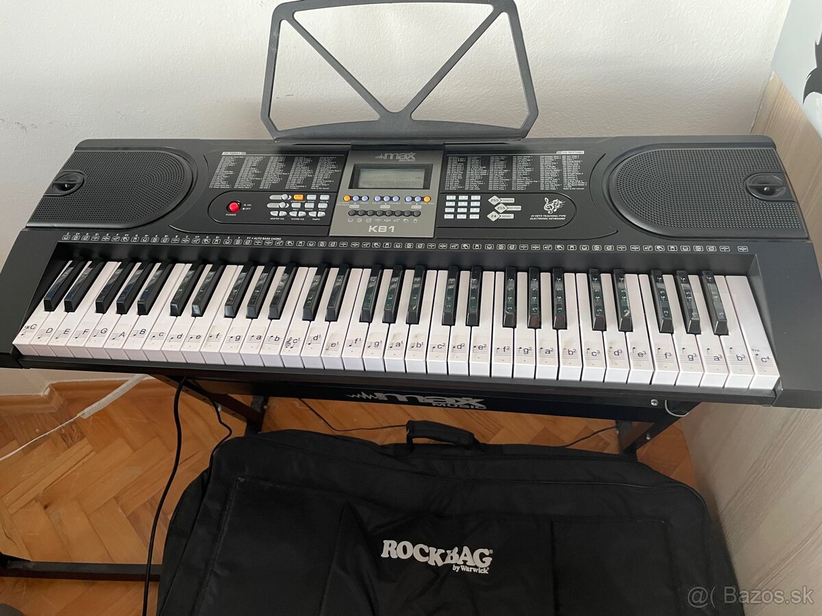 Elektronické klávesy MAX Music KB1 set s 61 klávesmi - 2