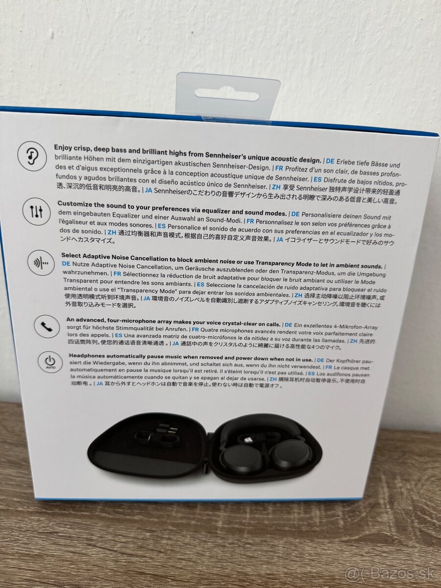 Nové, iba rozbalené slúchadlá Sennheiser Momentum 4 Wireless - 2