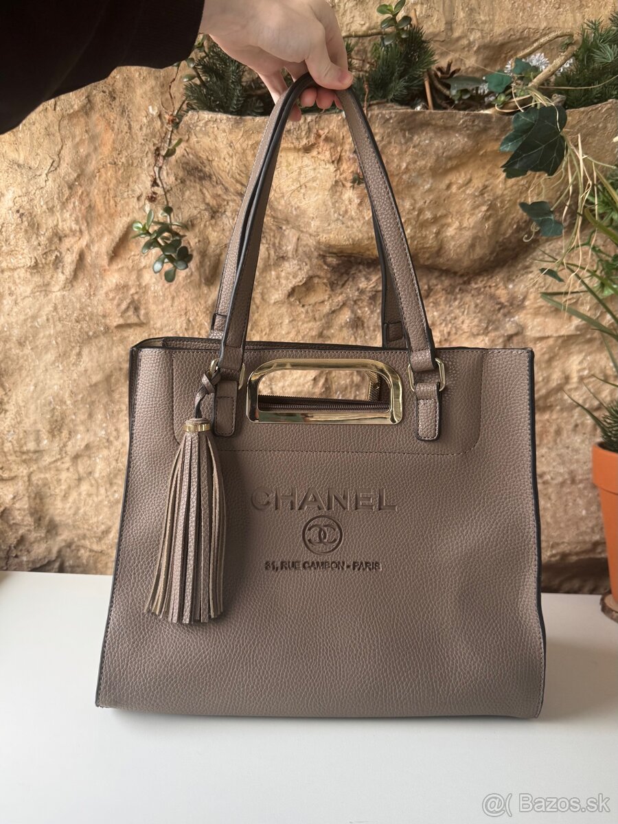 Nová hnedá kabelka na plece aj do ruky - 2