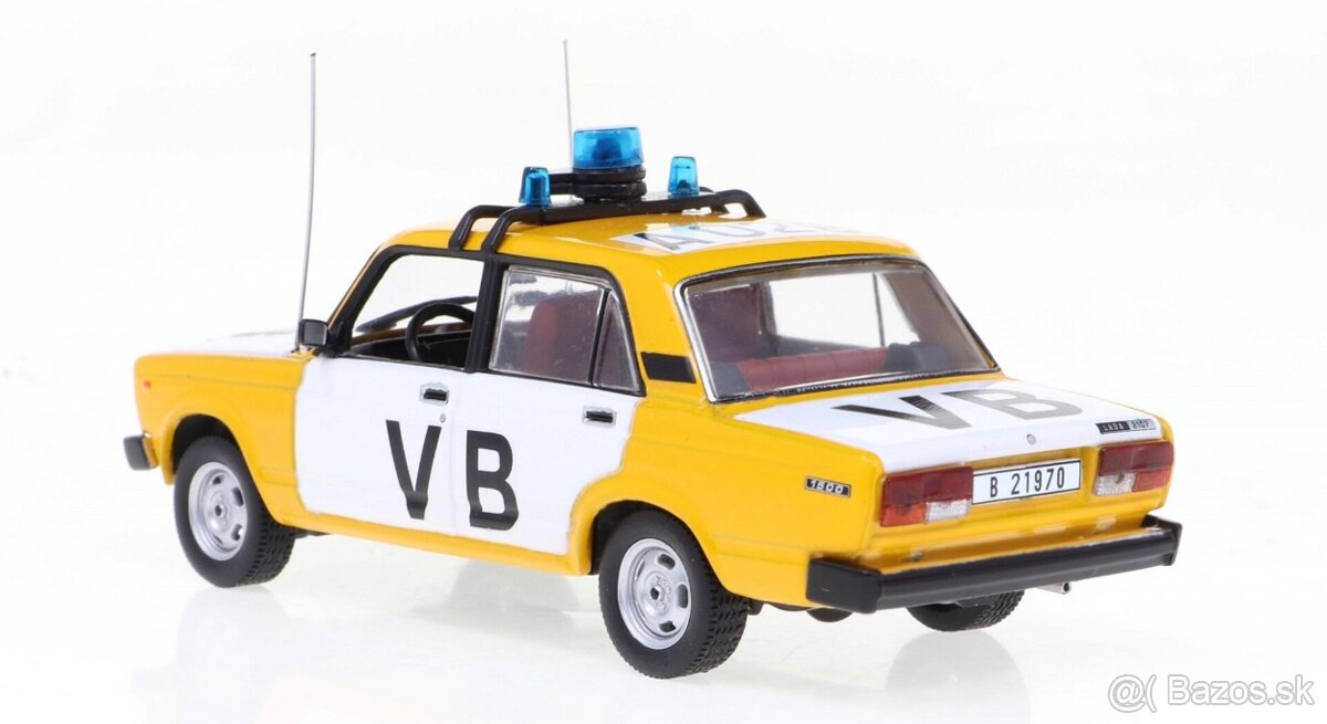 Modely LADA VAZ 2107 Policie 1:43 FOX18 - 2