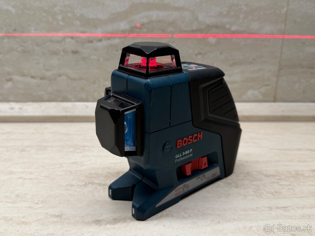 Bosch GLL 3-80 C – čiarový laser 3× 360° - 2